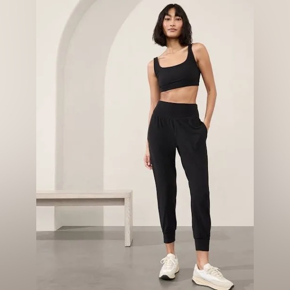 Black Athleta Joggers - Picture 1 of 3